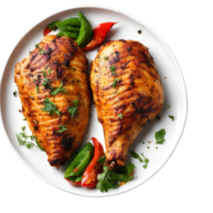 PORTUGUESE BREASTS & GRILLED BEANS