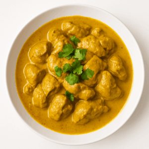 Curried chicken curry livers